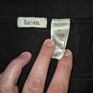 liz & co. Solid Black Women's Skirt